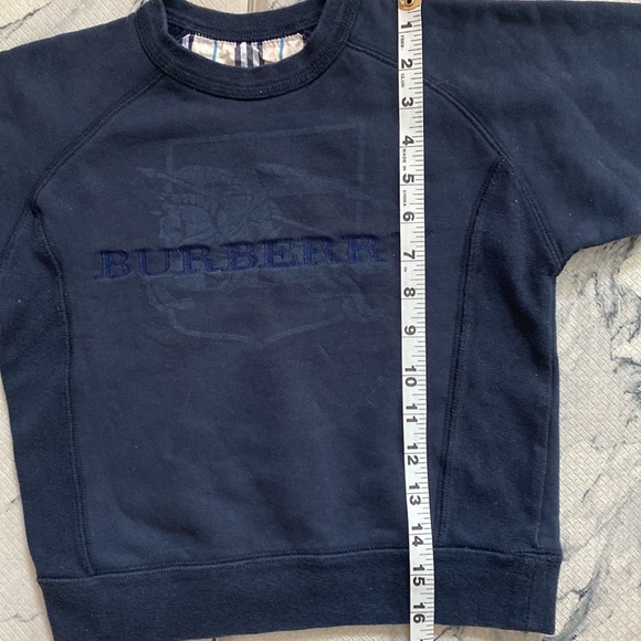 Burberry Embroidered LOGO Sweatshirt! BLACK, plush lining, Unisex Size 5 🖤 - Picture 8 of 14